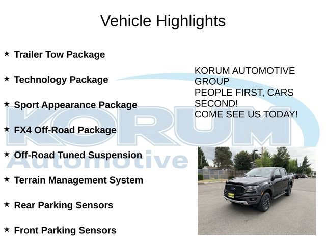 Certified 2023 Ford Ranger XLT w/ Equipment Group 302A High AWD/4WD image 8