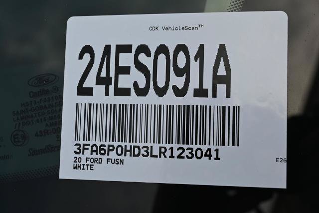 Certified 2020 Ford Fusion SE FWD image 38