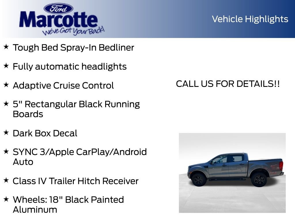 Certified 2021 Ford Ranger XLT w/ Equipment Group 301A Mid AWD/4WD image 11