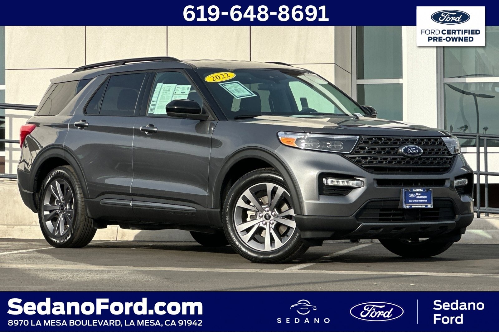 Certified 2022 Ford Explorer XLT w/ Equipment Group 202A