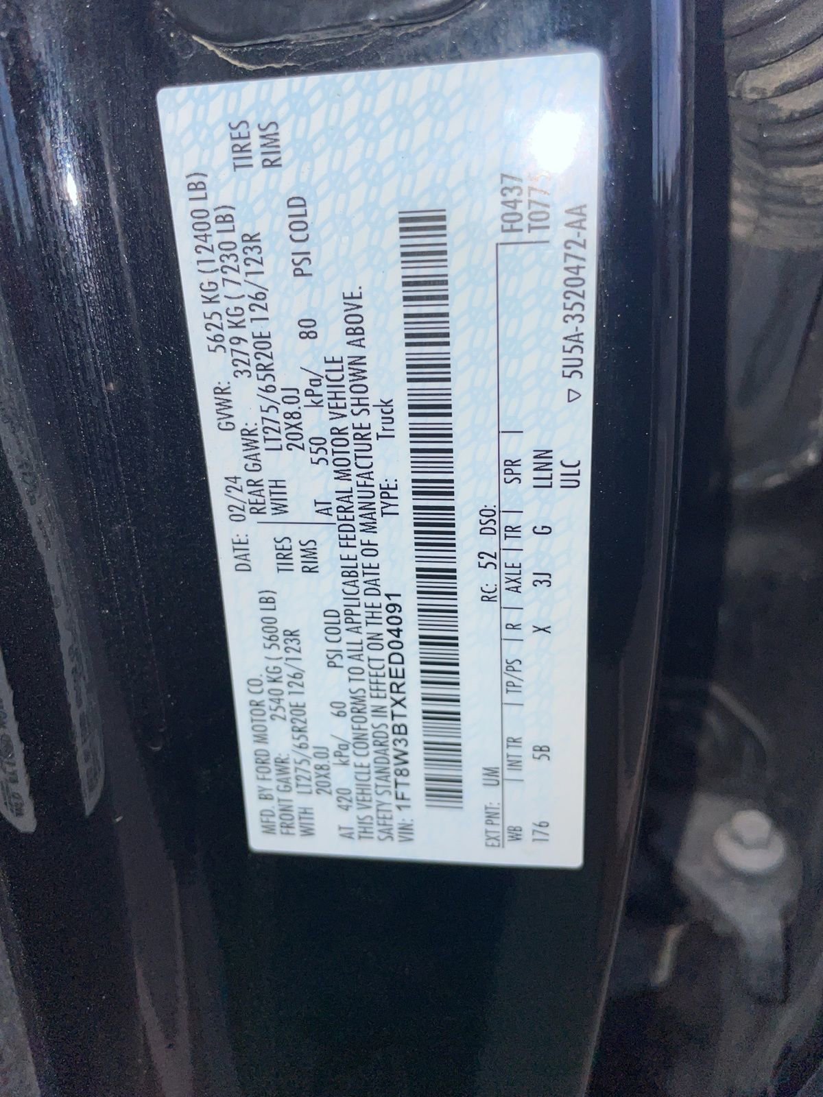 Certified 2024 Ford F350 Lariat w/ Sport Appearance Package image 12