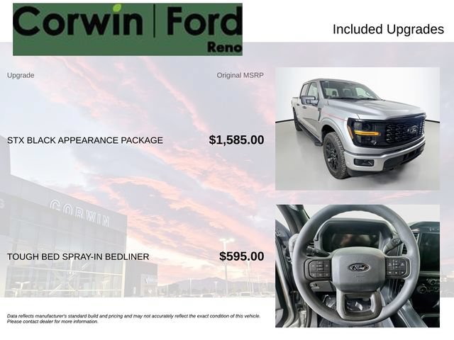 Certified 2024 Ford F150 STX w/ STX Black Appearance Package AWD/4WD image 3