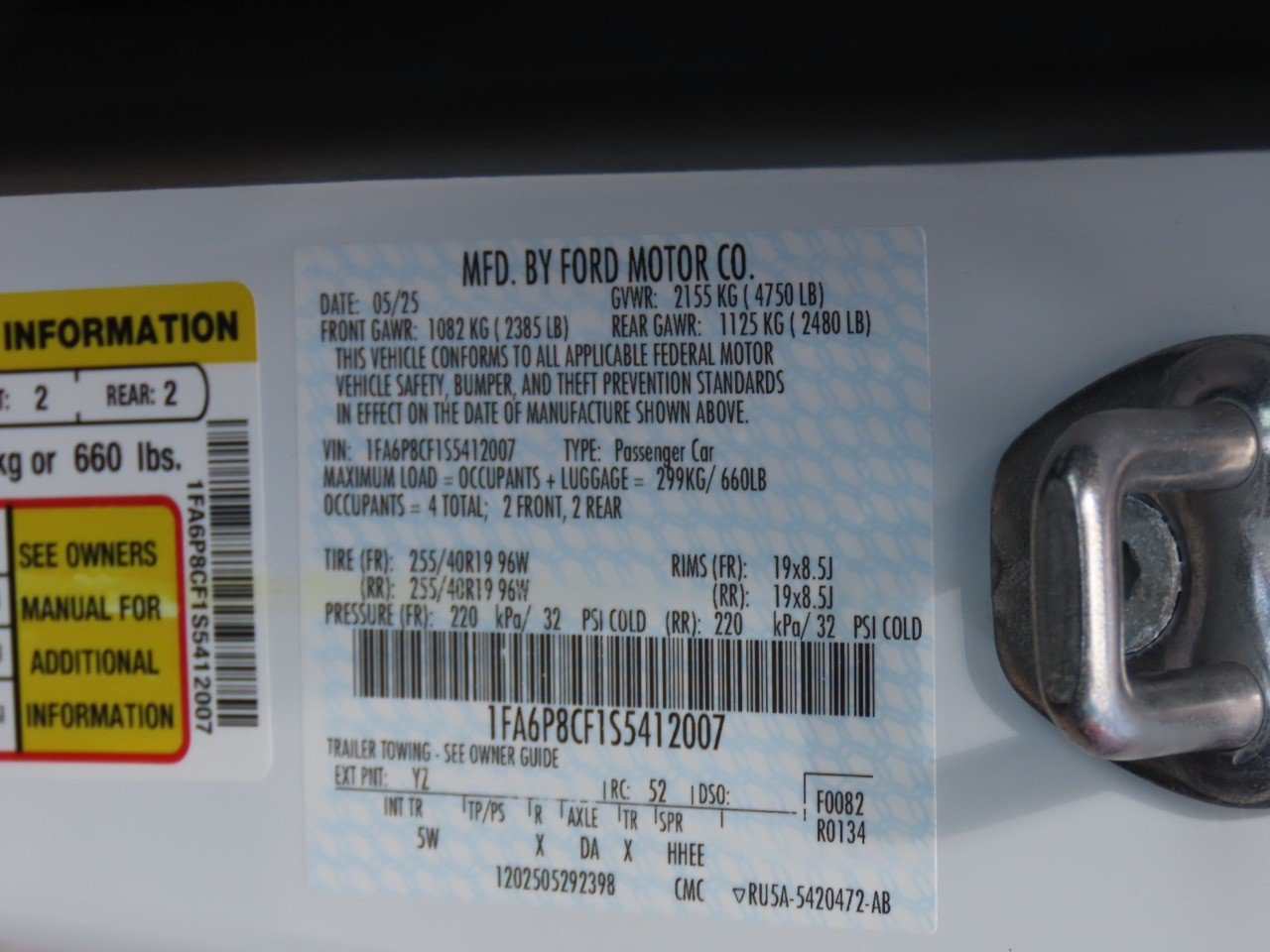 Certified 2025 Ford Mustang GT Premium RWD image 28