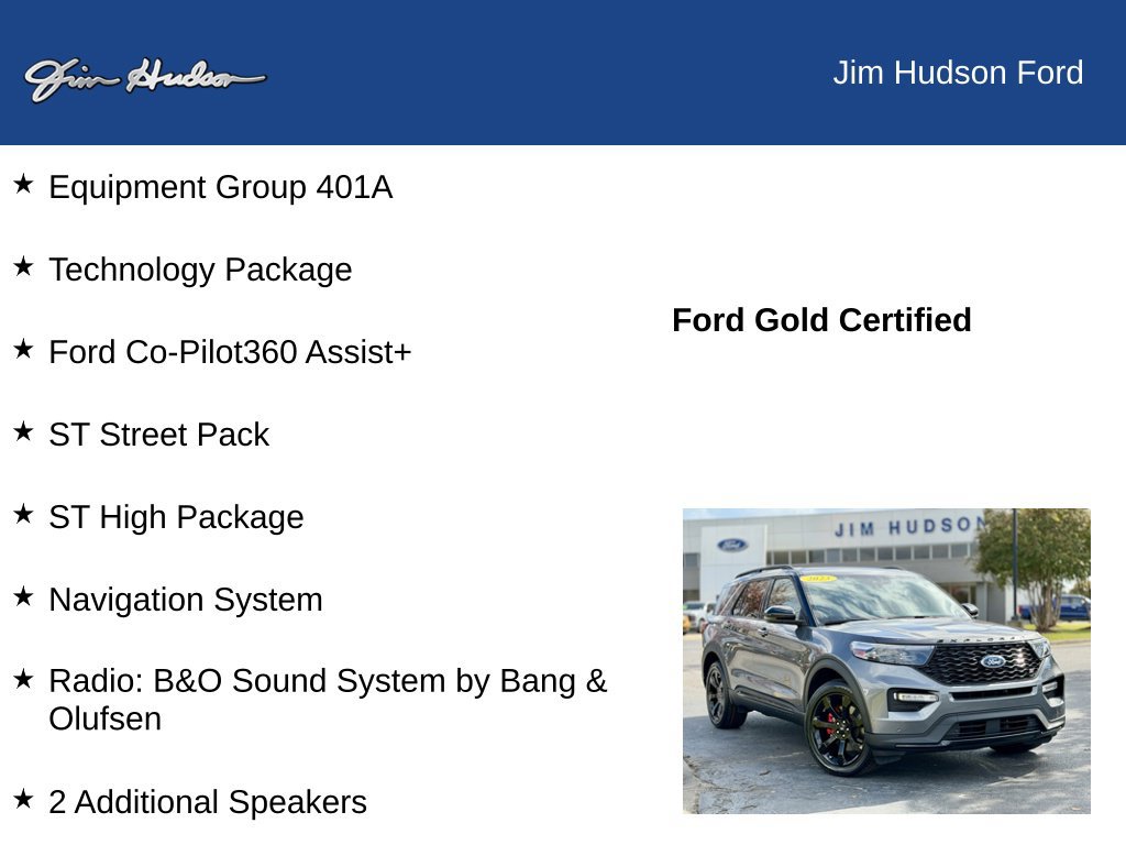 Certified 2023 Ford Explorer ST w/ Equipment Group 401A AWD/4WD image 12