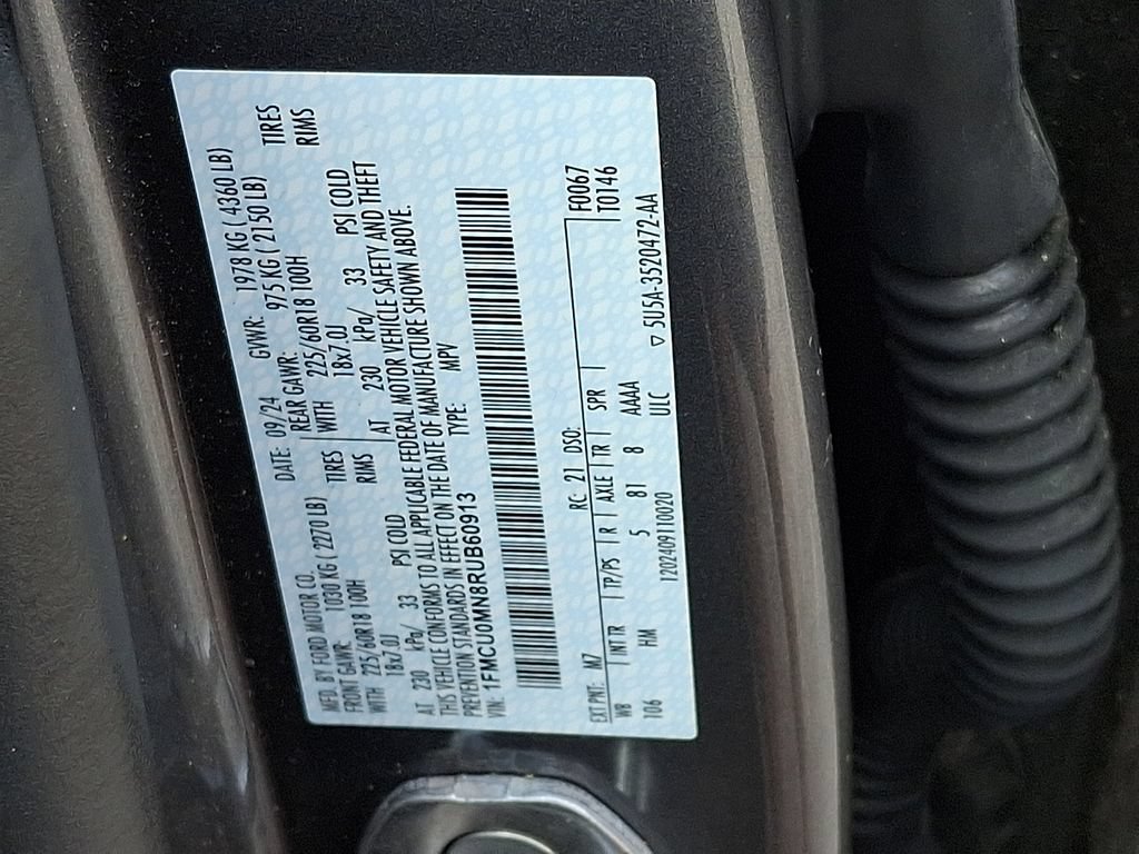 Certified 2024 Ford Escape ST-Line w/ Tech Pack #1 FWD image 27
