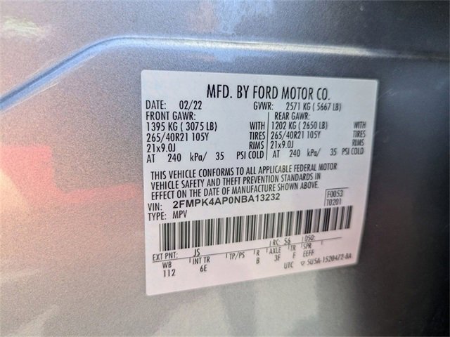 Certified 2022 Ford Edge ST w/ Equipment Group 401A image 30