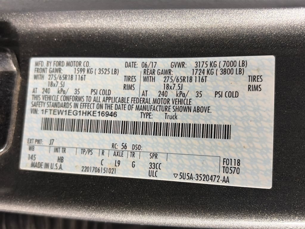 Certified 2017 Ford F150 Lariat AWD/4WD image 9