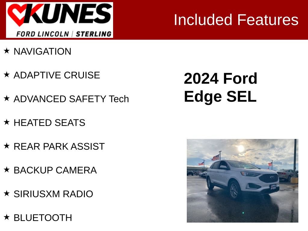 Certified 2024 Ford Edge SEL image 2