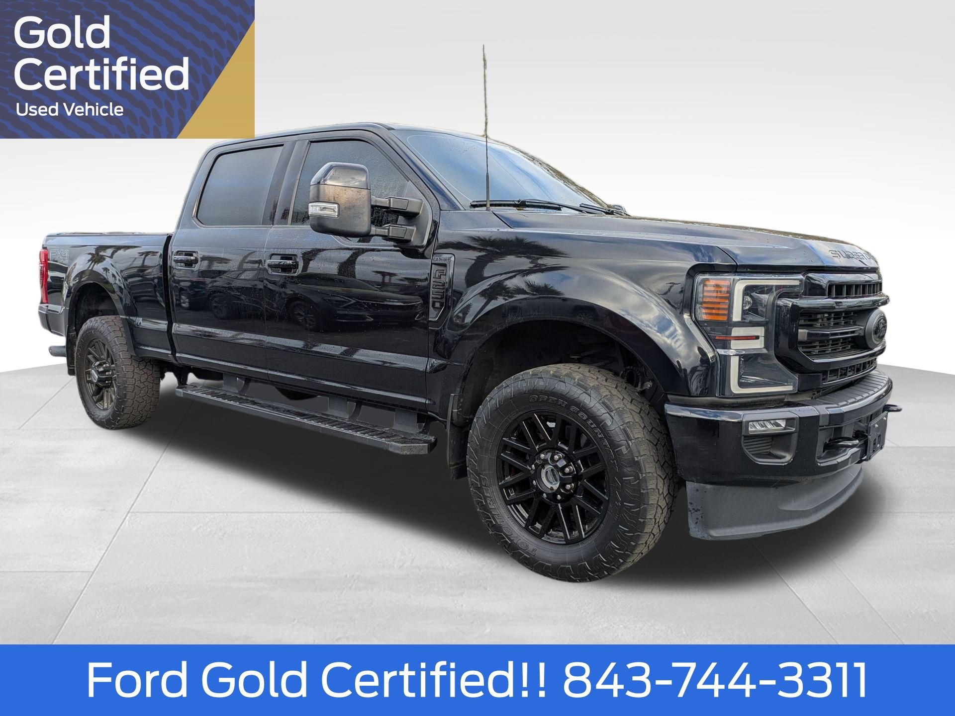 Certified 2022 Ford F250 Lariat w/ Black Appearance Package image 1