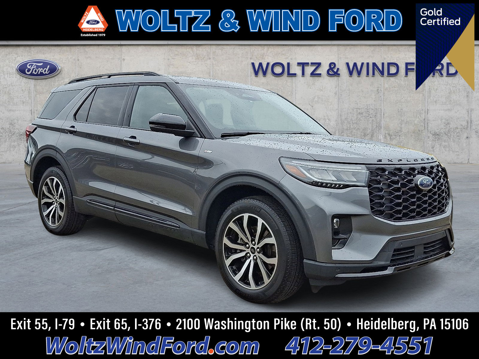 Certified 2025 Ford Explorer ST-Line image 1