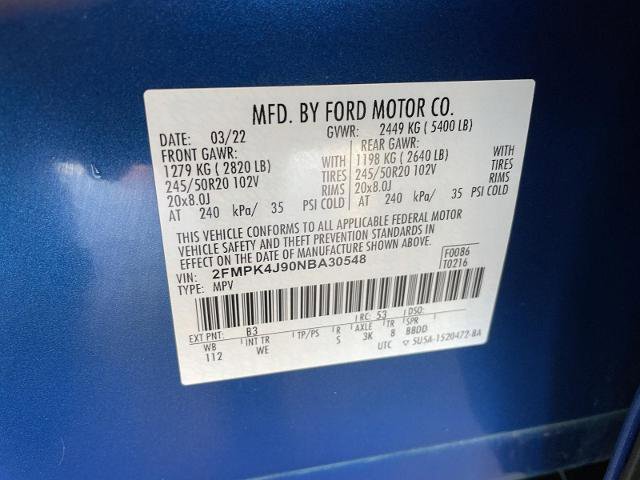 Certified 2022 Ford Edge ST-Line w/ Class II Trailer Tow Package image 24