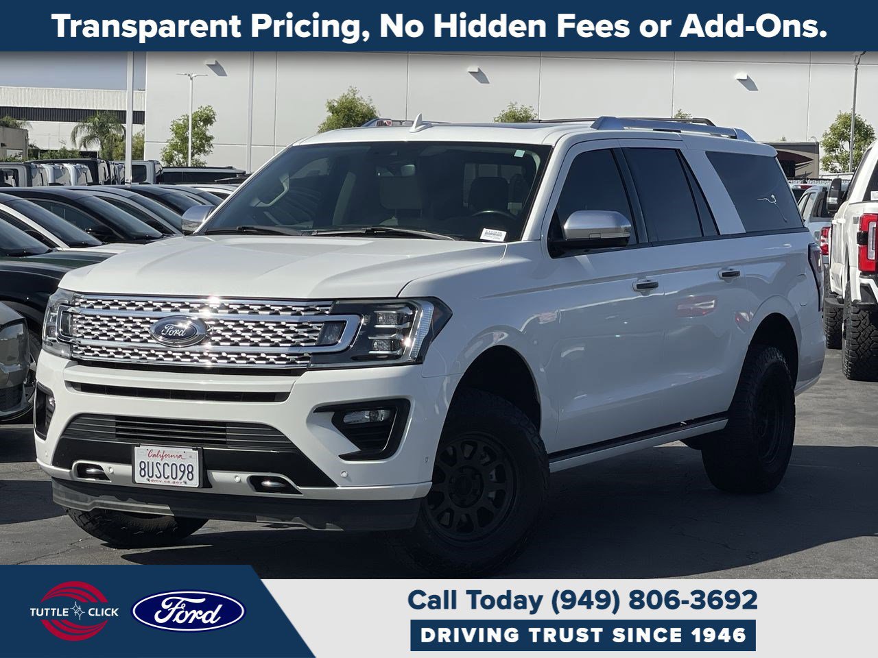 Certified 2020 Ford Expedition Max Platinum