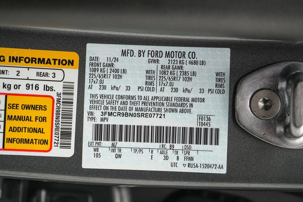 Certified 2025 Ford Bronco Sport Big Bend AWD/4WD image 26