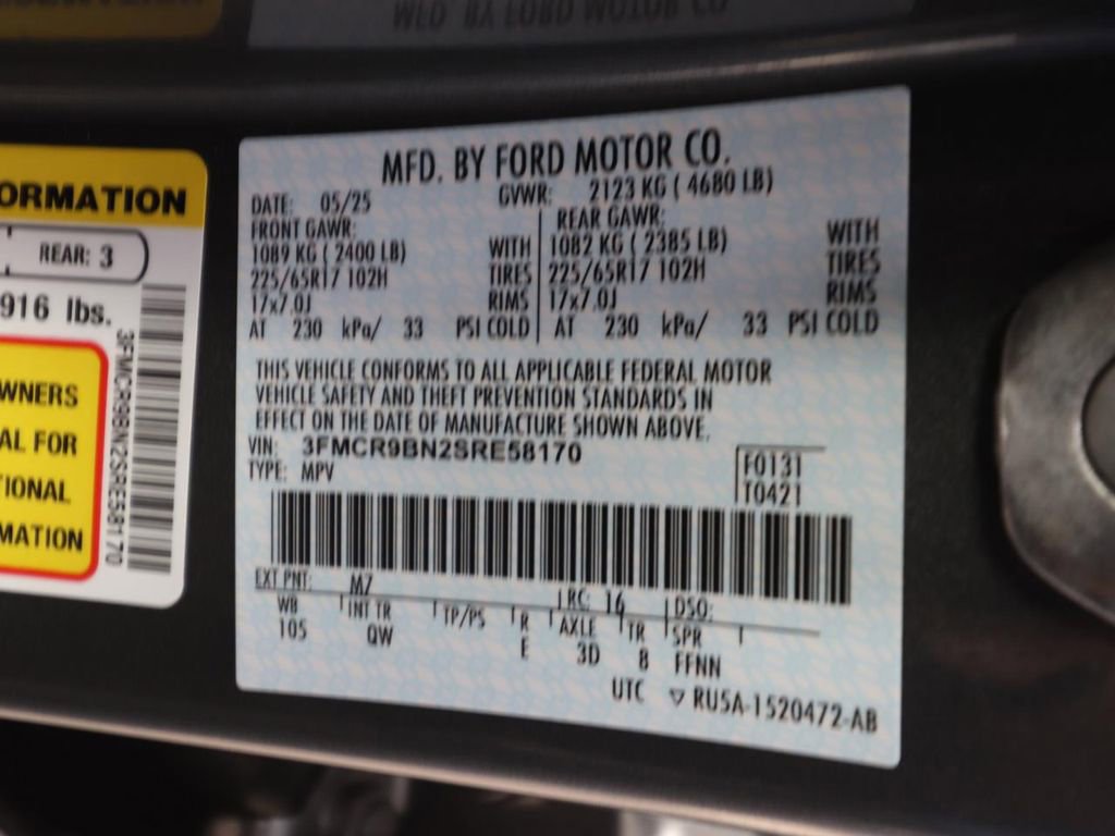 Certified 2025 Ford Bronco Sport Big Bend w/ Convenience Package image 24