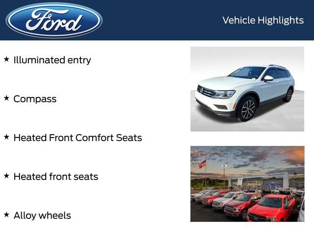 Used 2021 Volkswagen Tiguan SE w/ Panoramic Sunroof Package FWD image 9