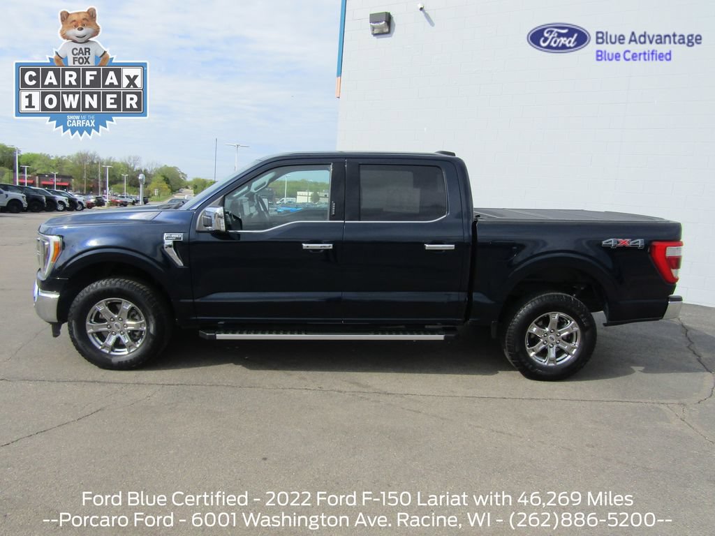 Certified 2022 Ford F150 Lariat w/ Equipment Group 502A High AWD/4WD image 2