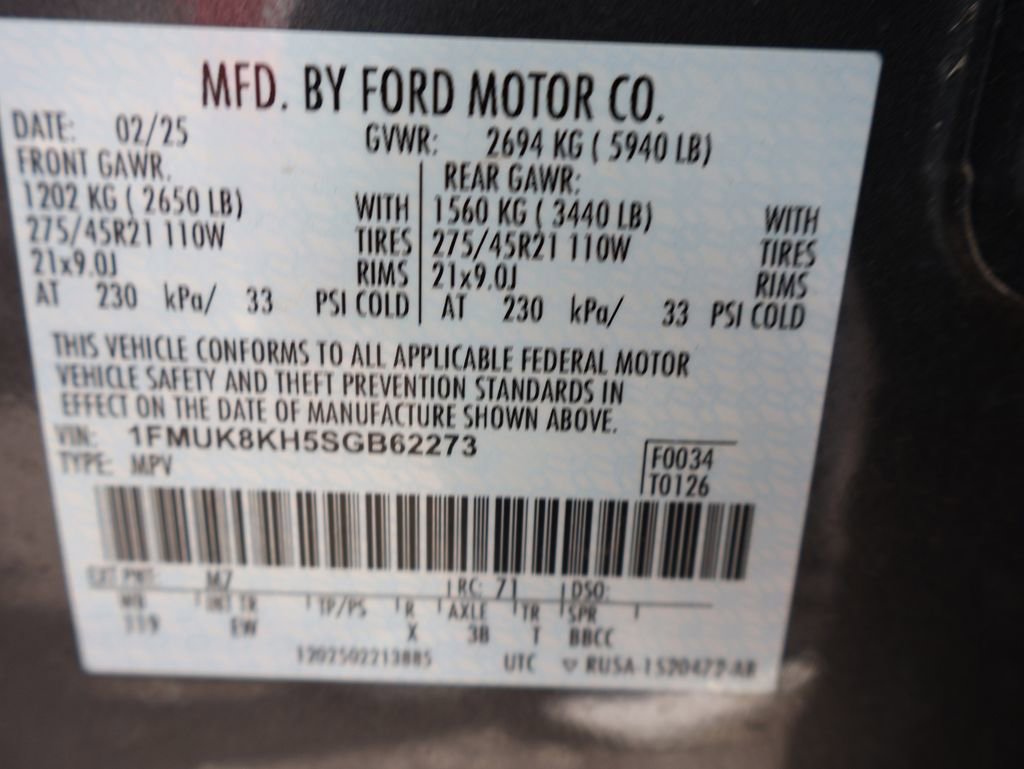 Certified 2025 Ford Explorer ST-Line w/ ST-Line Street Pack AWD/4WD image 41
