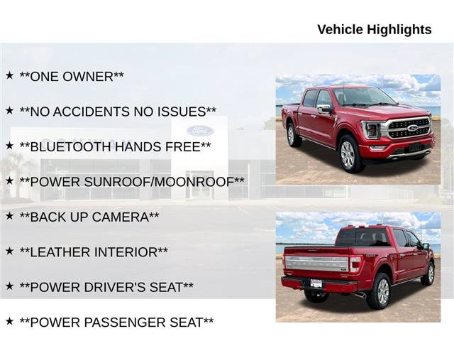 Certified 2023 Ford F150 Platinum w/ Equipment Group 701A High AWD/4WD image 6