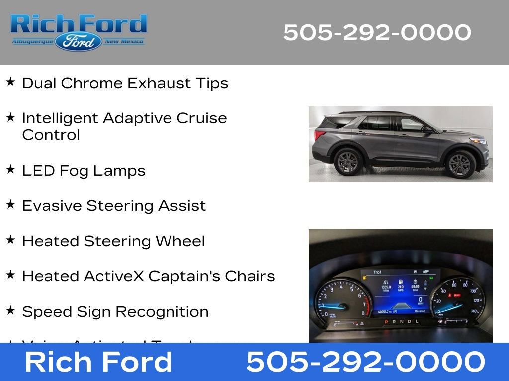 Certified 2024 Ford Explorer XLT w/ Equipment Group 202A RWD image 32