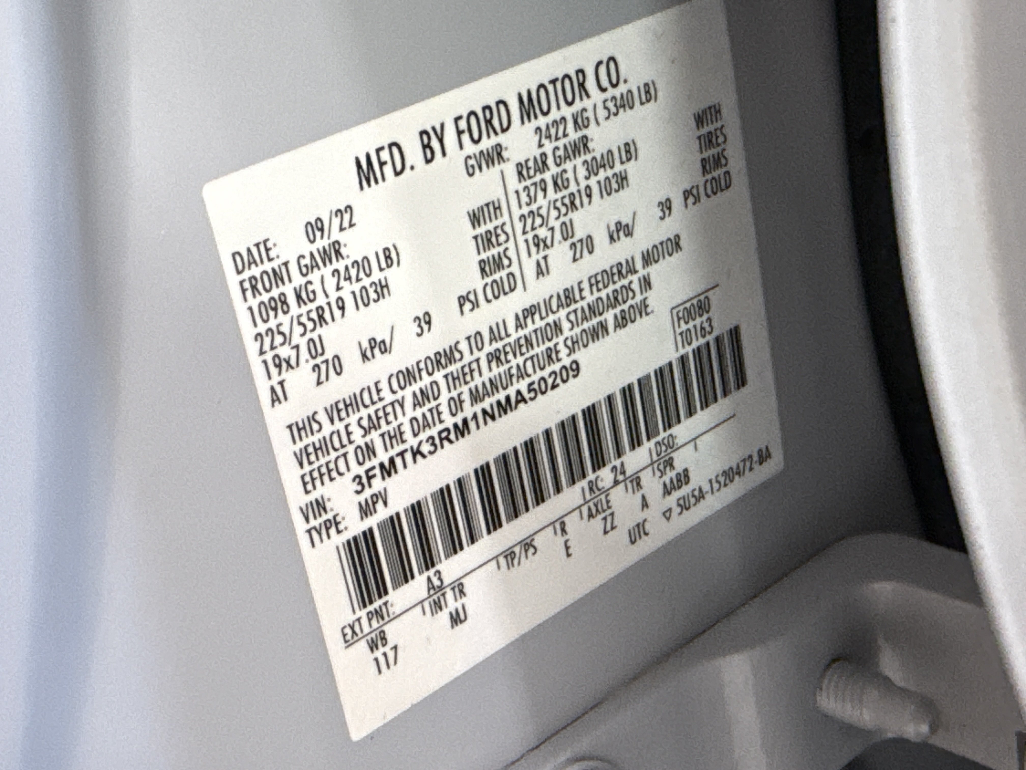 Certified 2022 Ford Mustang Mach-E Premium RWD image 32