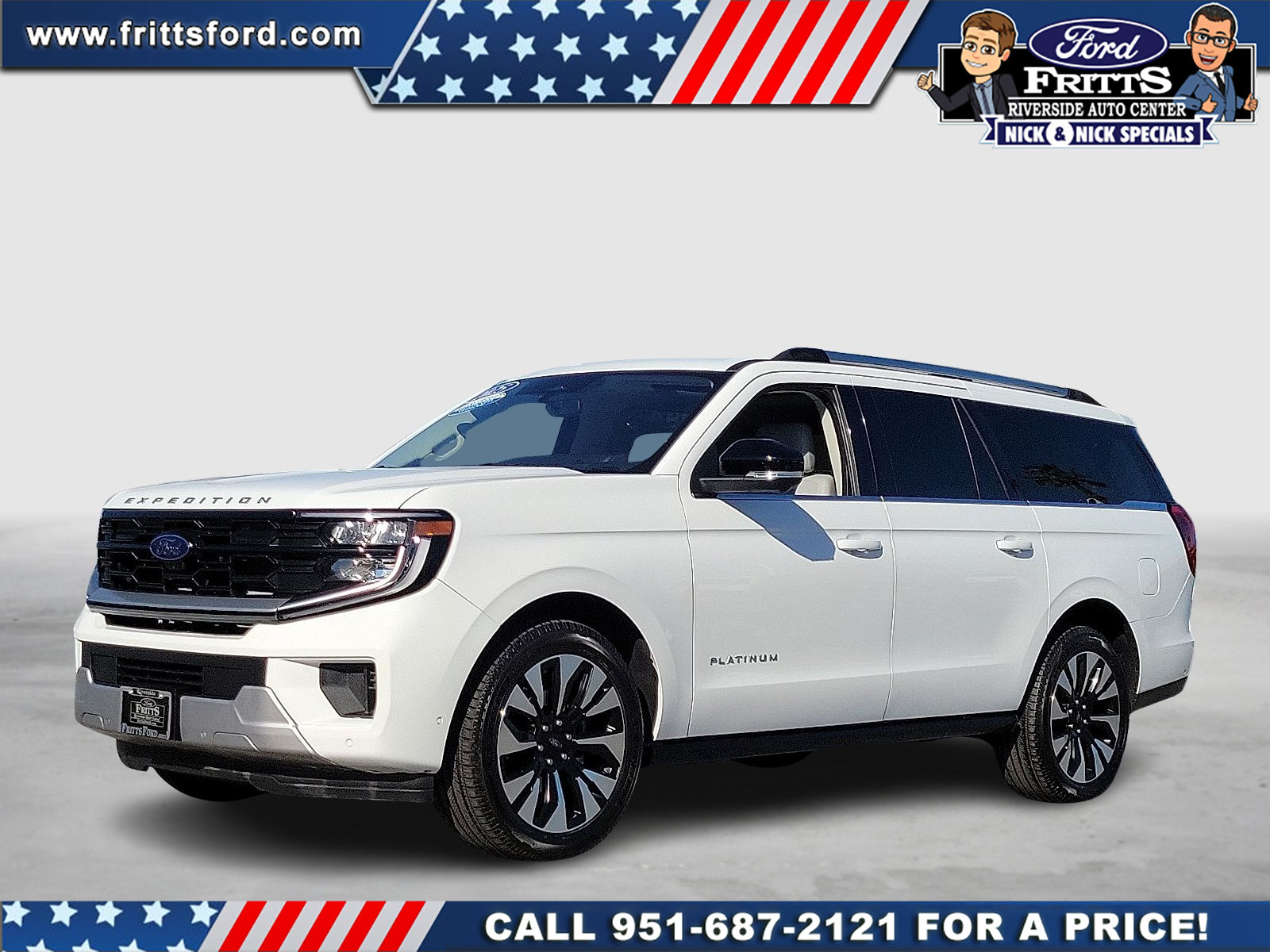 Certified 2025 Ford Expedition Max Platinum w/ Driver's Package AWD/4WD image 1