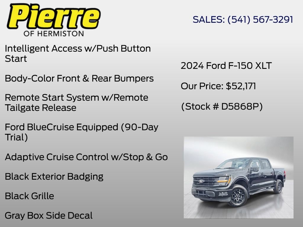 Certified 2024 Ford F150 XLT w/ Equipment Group 302A MID AWD/4WD image 26
