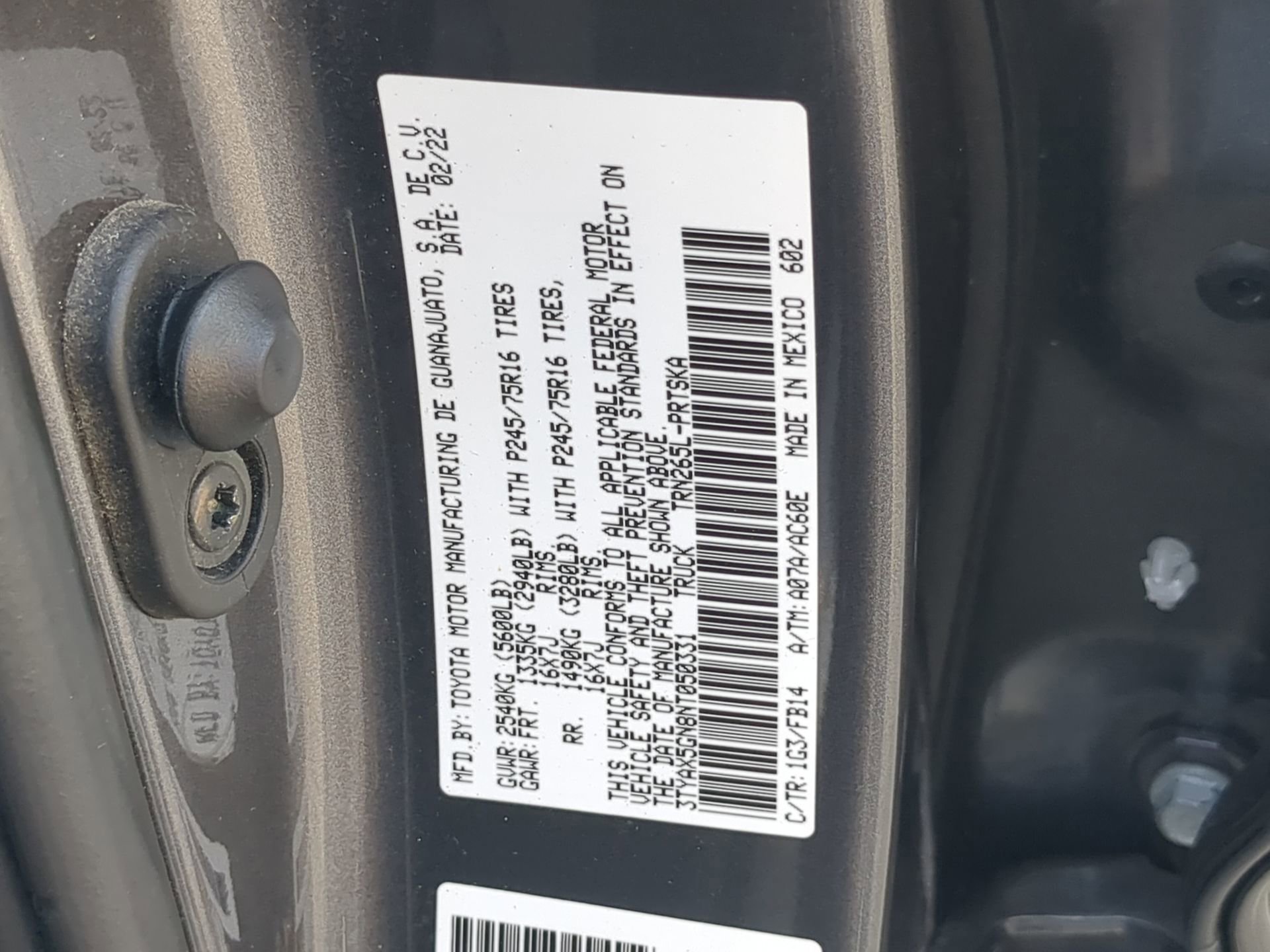 Used 2022 Toyota Tacoma SR RWD image 68