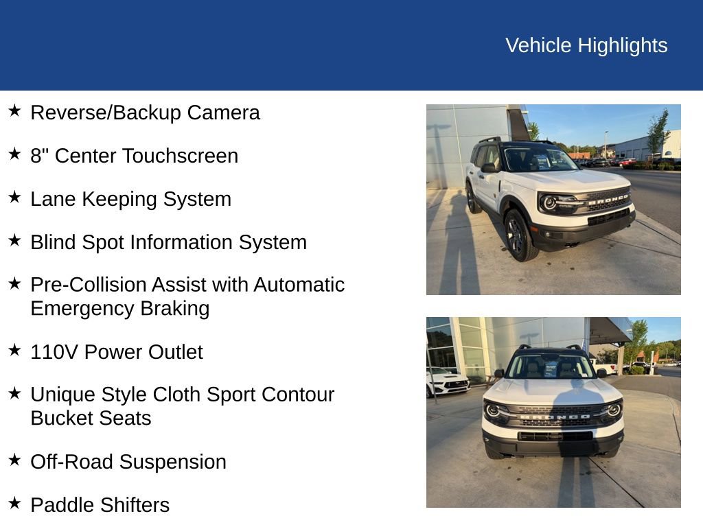 Certified 2024 Ford Bronco Sport Badlands image 30