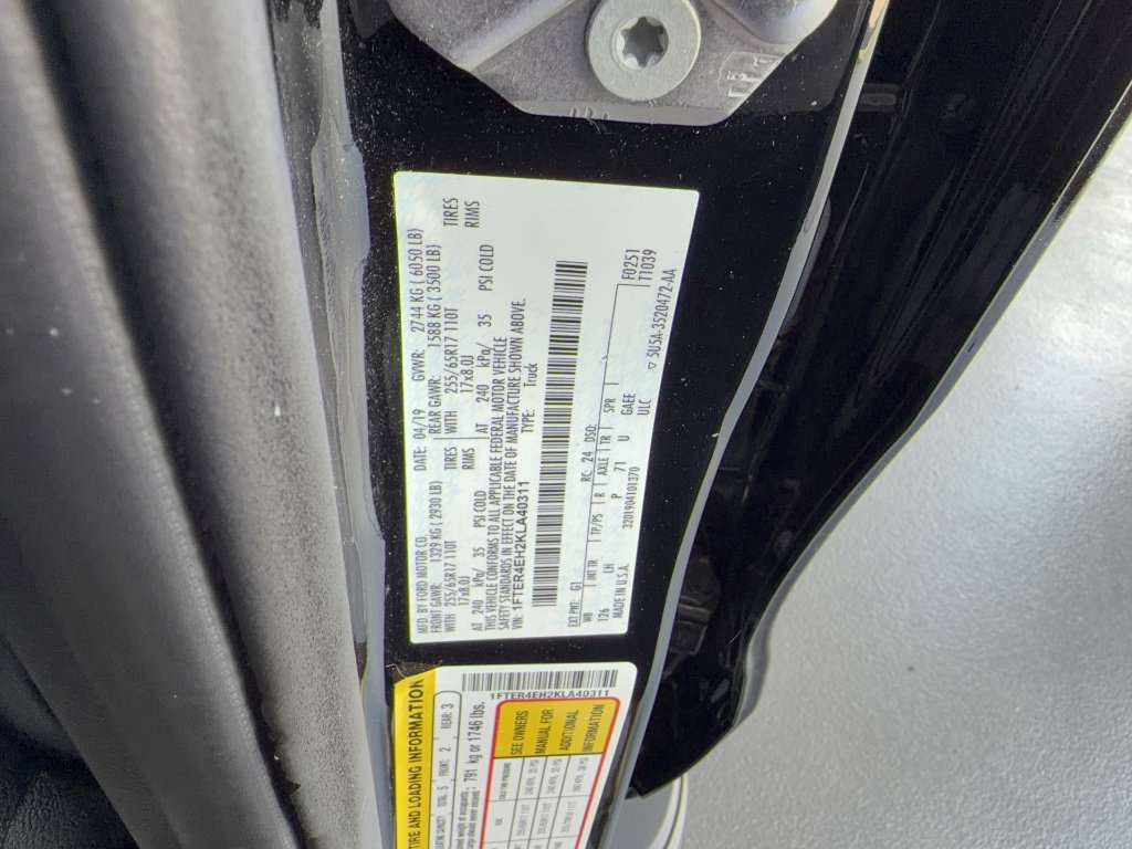 Certified 2019 Ford Ranger XLT w/ Equipment Group 302A Luxury RWD image 31