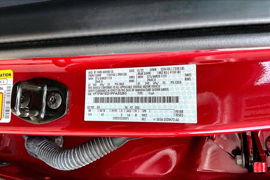 Certified 2023 Ford F150 Lariat w/ Equipment Group 502A High AWD/4WD image 22