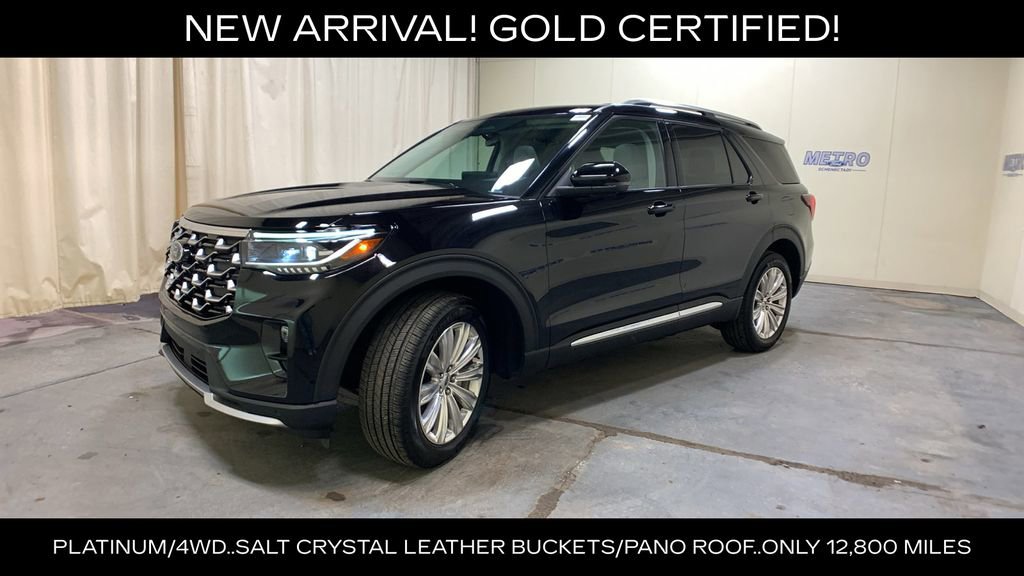 Certified 2025 Ford Explorer Platinum w/ LUX Leather Package AWD/4WD image 54