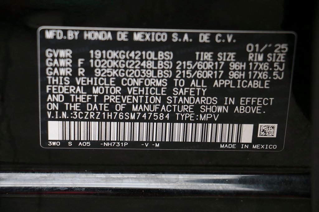 Used 2025 Honda HR-V EX-L image 33