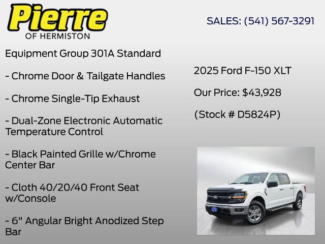Certified 2025 Ford F150 XLT w/ Equipment Group 301A Standard AWD/4WD image 7