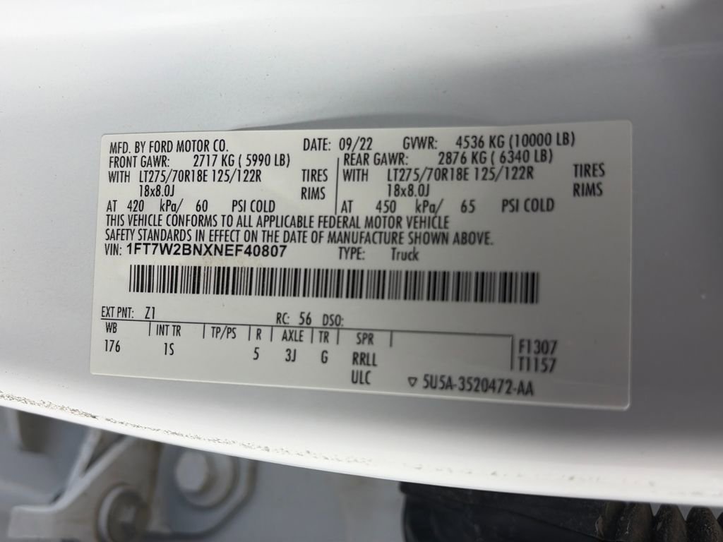 Certified 2022 Ford F250 XL w/ STX Appearance Package image 9