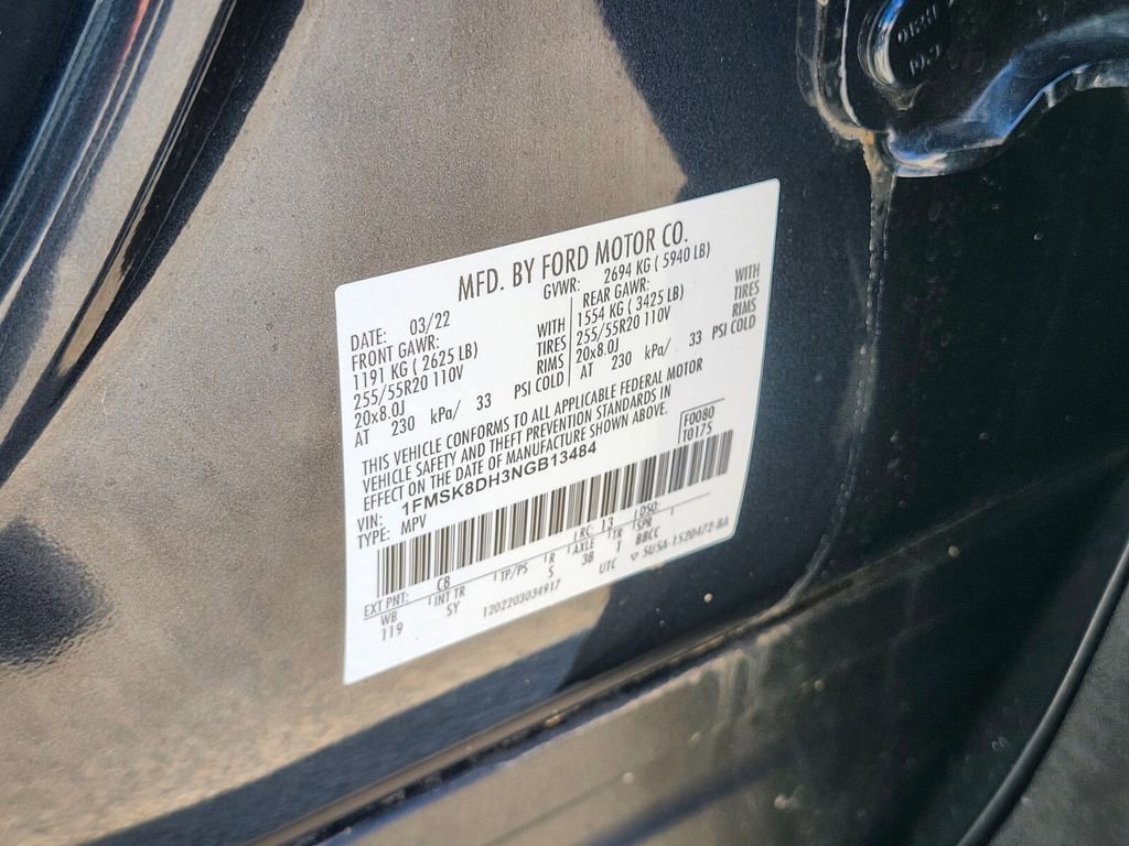 Certified 2022 Ford Explorer XLT w/ Equipment Group 202A AWD/4WD image 37