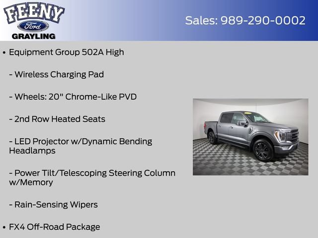 Certified 2023 Ford F150 Lariat w/ Equipment Group 502A High AWD/4WD image 12