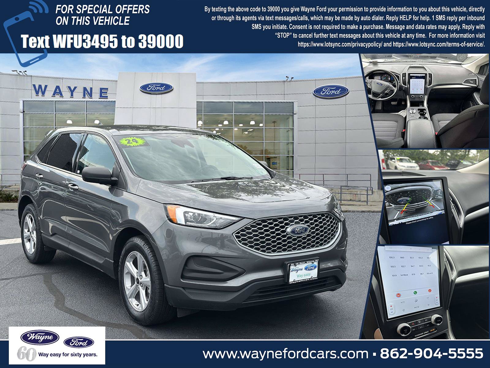 Certified 2024 Ford Edge SE AWD/4WD image 1