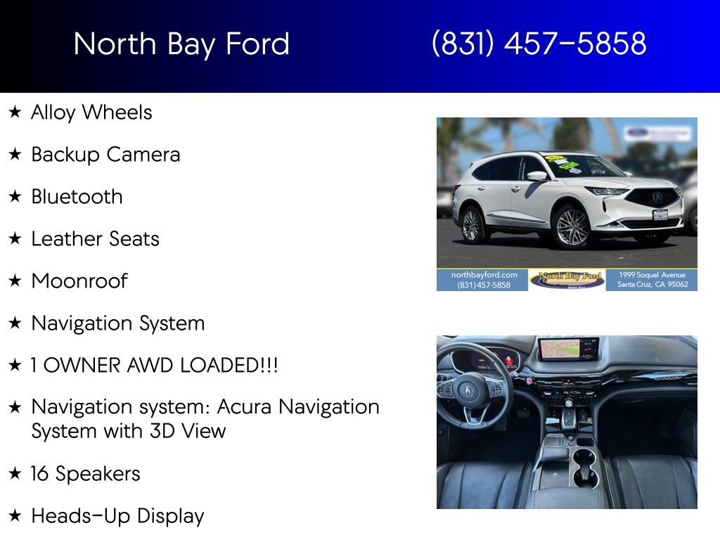 Used 2023 Acura MDX SH-AWD w/ Advance Package image 4