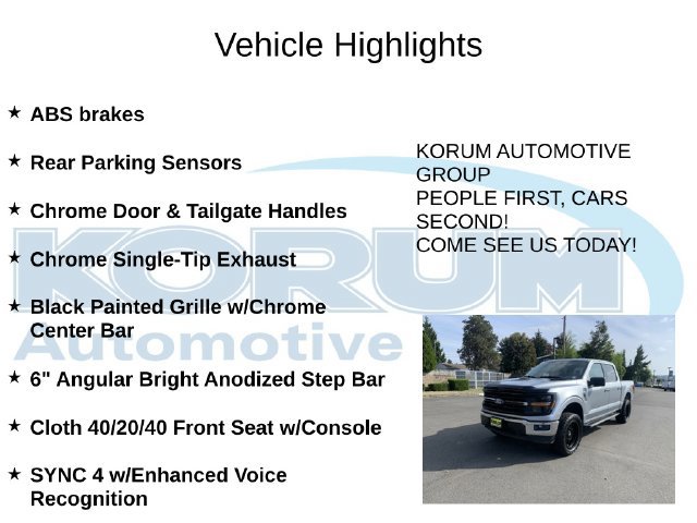 Certified 2025 Ford F150 XLT w/ Equipment Group 301A Standard AWD/4WD image 8