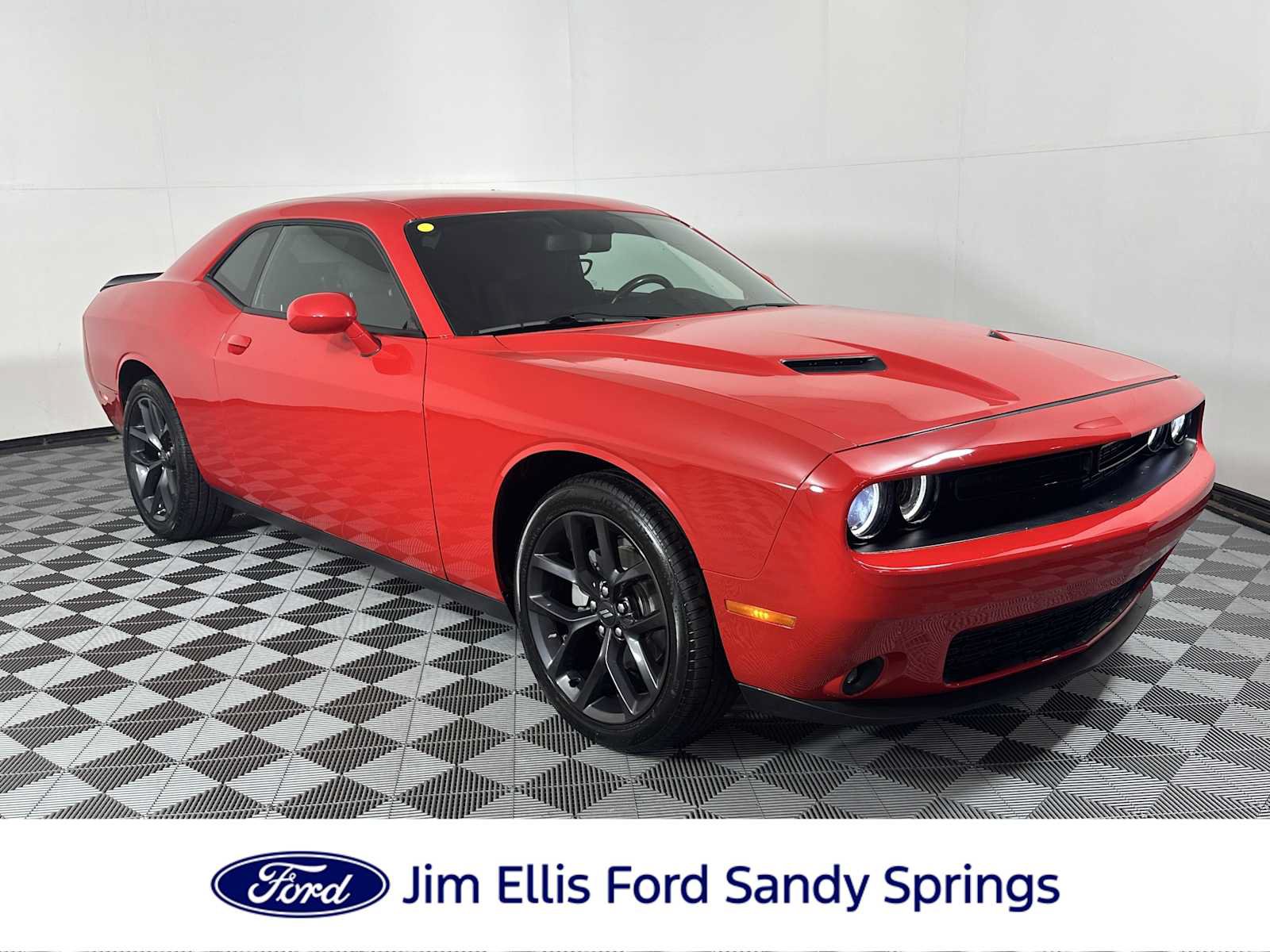 Used 2021 Dodge Challenger SXT w/ Blacktop Package RWD image 1