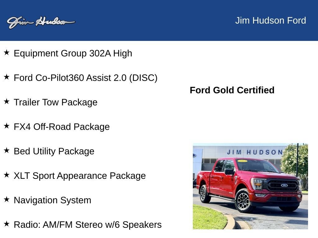 Certified 2022 Ford F150 XLT w/ Equipment Group 302A High AWD/4WD image 12