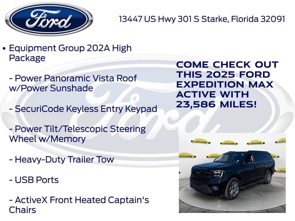 Certified 2025 Ford Expedition Max Active AWD/4WD image 32