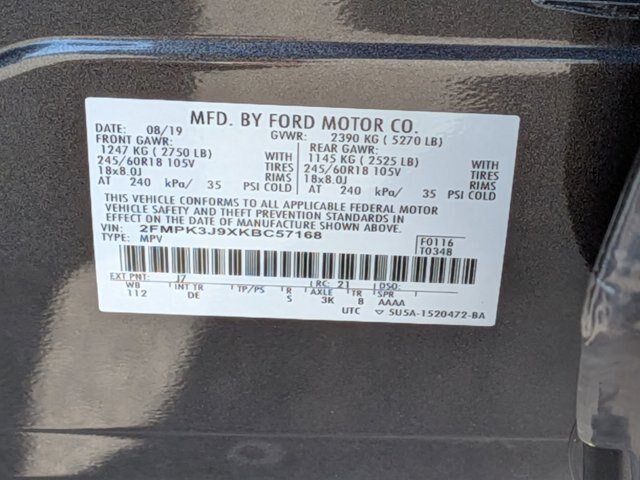 Certified 2019 Ford Edge SEL FWD image 40