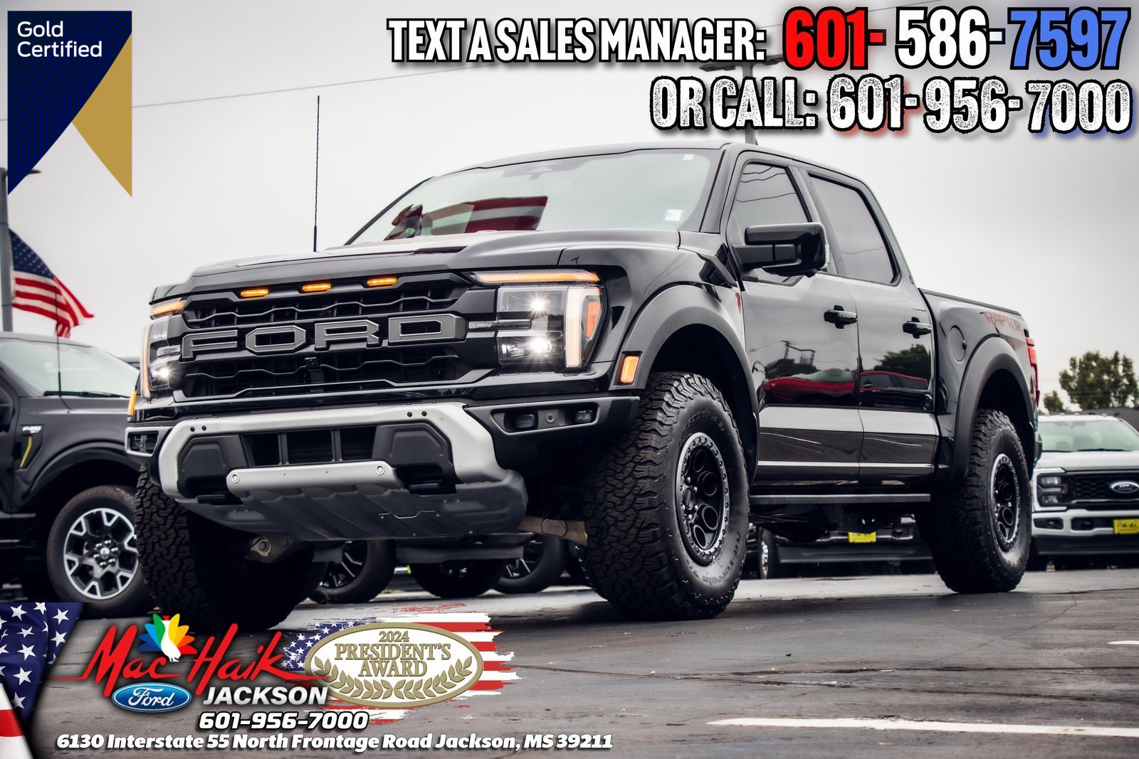 Certified 2024 Ford F150 Raptor