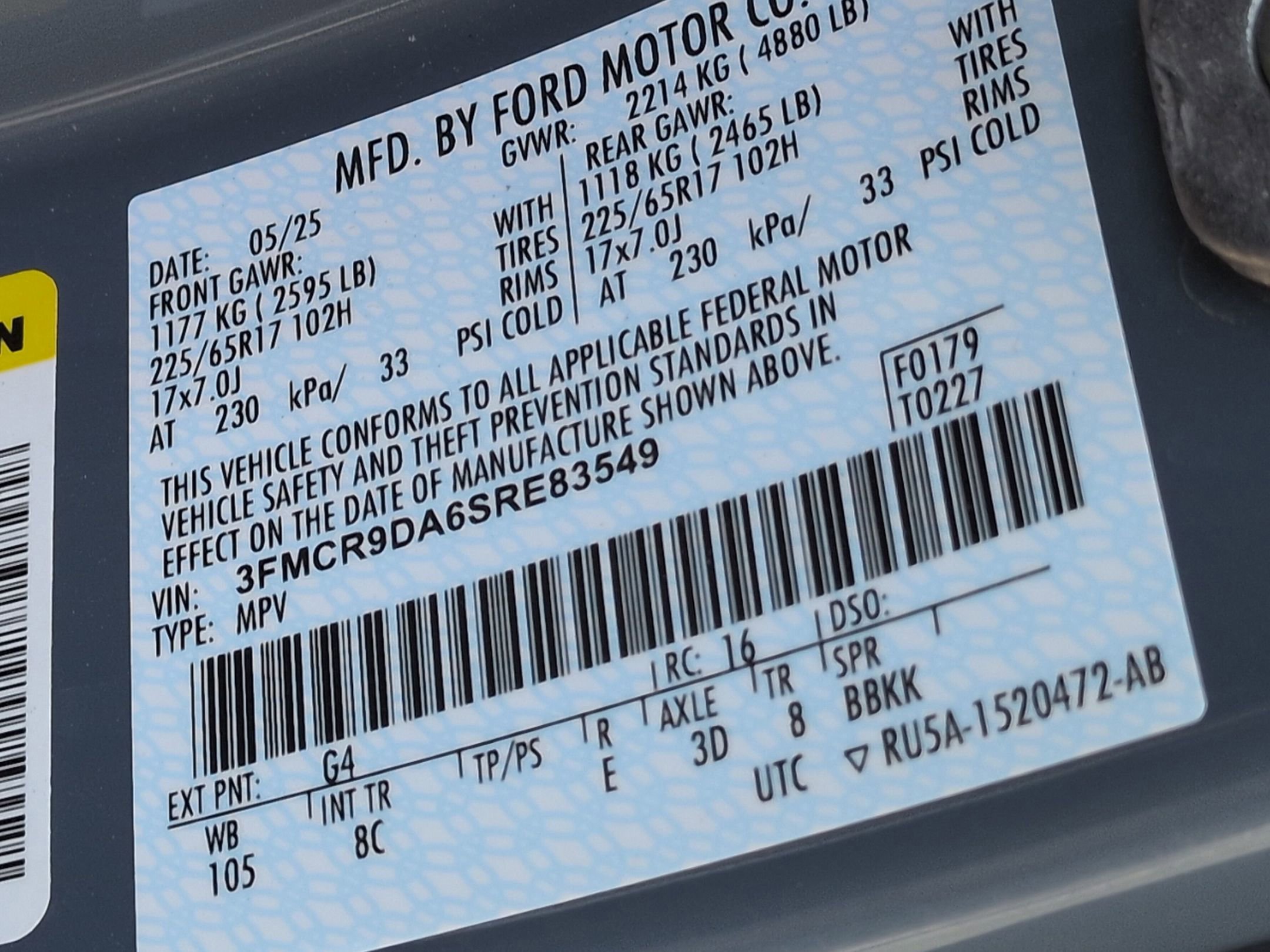 Certified 2025 Ford Bronco Sport Badlands image 36