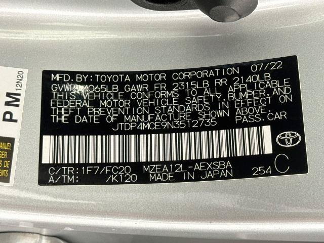 Used 2022 Toyota Corolla SE w/ SE Premium Package FWD image 30