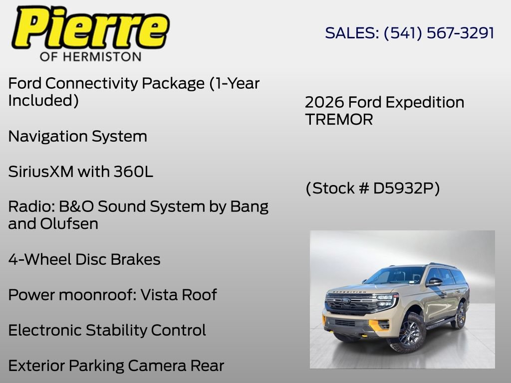 Certified 2026 Ford Expedition Tremor AWD/4WD image 13