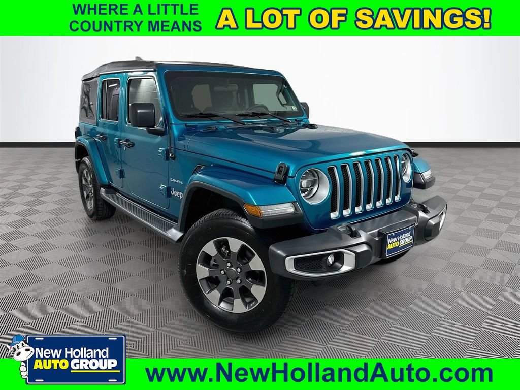Used 2019 Jeep Wrangler Unlimited Sahara w/ LED Lighting Group