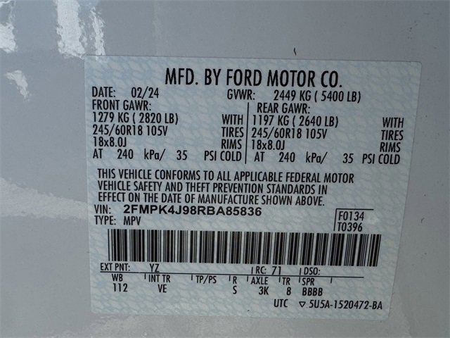 Certified 2024 Ford Edge SEL image 33
