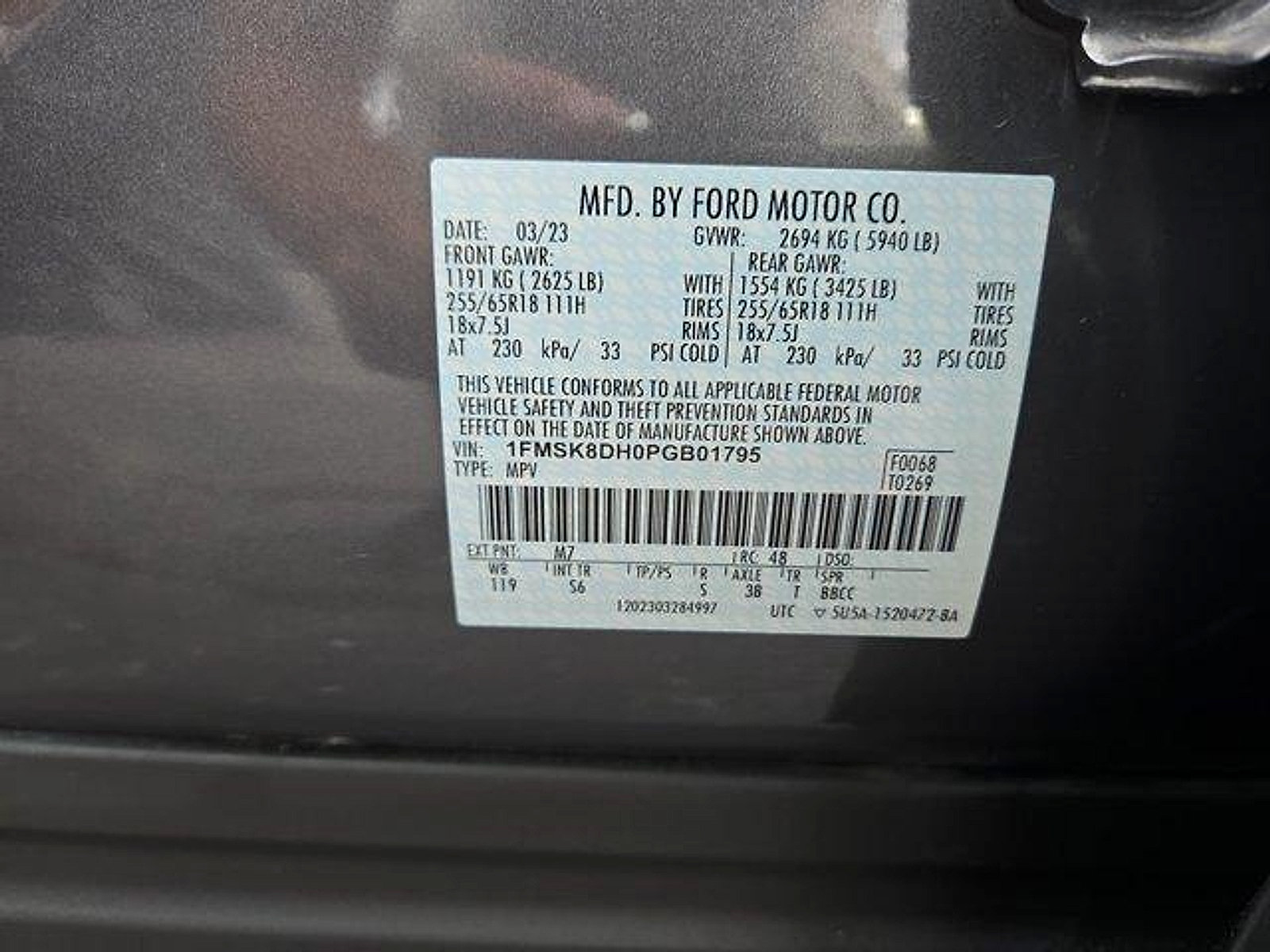 Certified 2023 Ford Explorer XLT w/ Equipment Group 202A AWD/4WD image 27